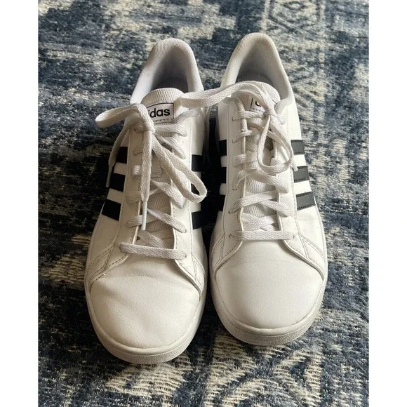 Adidas Men’s Grand Court EF0103 White Casual Shoes Sneakers Size 5~Unisex Style - Picture 3 of 7